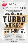 TURBO WHISKEY destillerijäst för 25L, aktiv för jäsning