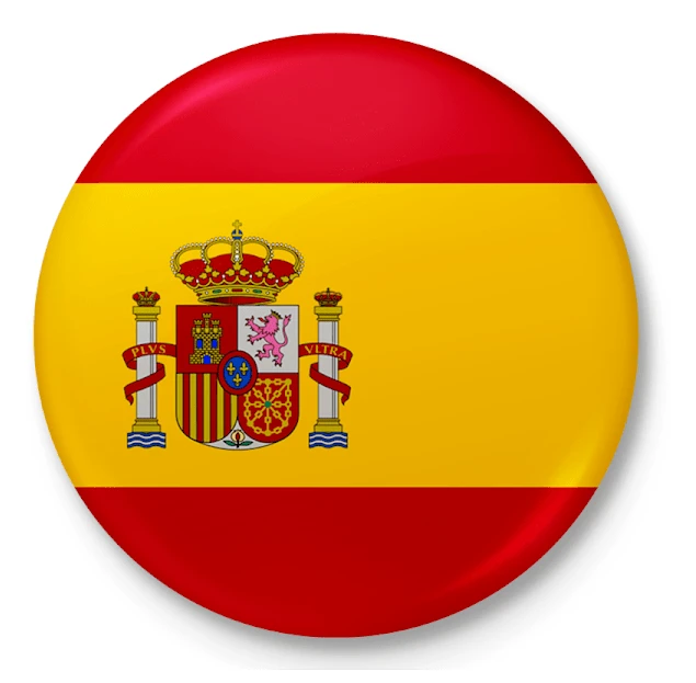 Knappnål Spanien flagga