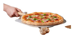 Pizzaspade, Aluminium Material, 24,7x11,8 Tum, Diskmaskinssäker, Perforerad Blad, Ergonomiskt Handtag