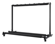 Gitarrställ & Gitarrstativ - 7-plats hopfällbart multistativ - Skumvadderat - För akustiska gitarrer