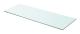vidaXL Hyllplan glas genomskinlig 80x30 cm