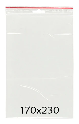 Blixtlåspåse Zippåse - 170x230 mm - 100 st