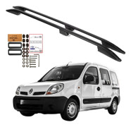 Takräcken RENAULT KANGOO 1999-2008 Svarta Aluminium Massiva Hållbara