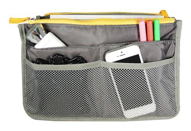 Bag in Bag Handväska Set Väska Set Grå grå en storlek