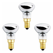 E14 R39 25W Lava Lamp Bulb, Dimmable, Warm White 2600K, 250LM, Small Base Reflector Bulbs for Heating Bubble Lamp, Rocket Lamp, Glitter Lamp, Set of