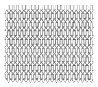 Pilklistermärke 1x2cm 340 bitar glansiga vita klistermärken