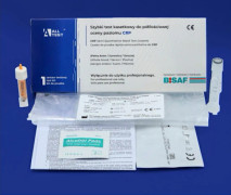 CRP-testkassett för semi-kvantitativ bestämning av CRP-protein för inflammationsdiagnostik 1 st.