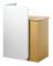 Reception Disk, 80x45x100 cm, Vit, LED-belysning