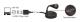 Delock - Mikrofon - USB - sortera