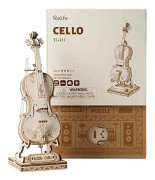 [LLC]Rolife 3D träpussel modellkit för vuxna och tonåringar att bygga musikinstrumentserie (trumset)