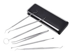 Professional Dental Hygiene Kit - 6 Pieces with Case