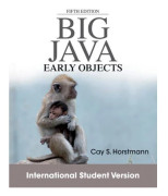 Big Java Early Objects