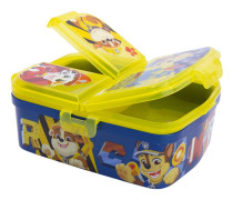 PAW PATROL Matlåda Organizer Box 4 Fack Matlåda Behållare för Snacks och Smörgåsar