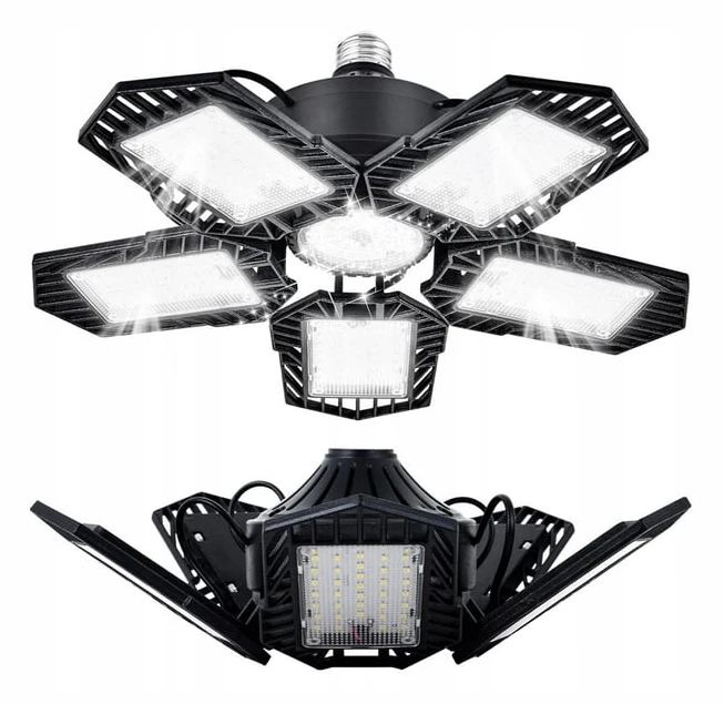 Taklampa med justerbara LED-paneler