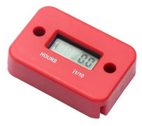 LCD timräknare, Cross / ATV motorcykel (Röd)