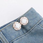 Lace Waist Buckle 5 Pairs White