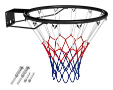 Basketkorg, 60x48x11.5 cm, Svart, Metall , Star