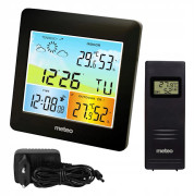 DCF METEO SP202 VÄDERSTATION MED VÄDER- OCH EXTERN SENSOR