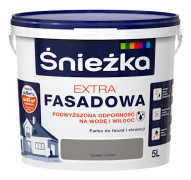 ŚNIEŻKA EXTRA FASADFÅRNING MÖRKGRÅ 5L