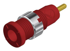 Hirschmann Test & Measurement MSEB 2630 S 1,9 Au Säkerhets Labhylsa Hona inbyggd vertikal Stift-Ø: 2 mm Röd 1 st