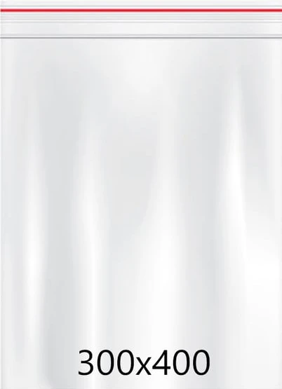 Blixtlåspåse Zippåse - 300x400 mm - 100 st