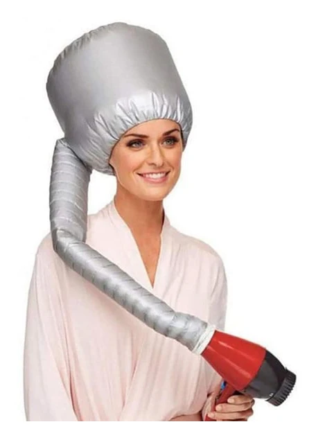 Hårtorkshuva För Styling och Behandling - Silver