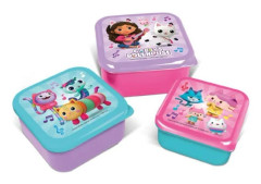 STOR 3 st. Snack Boxar Set - Gabby's Dollhouse