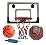 Basketkorg på platta – mini – med boll och pump
