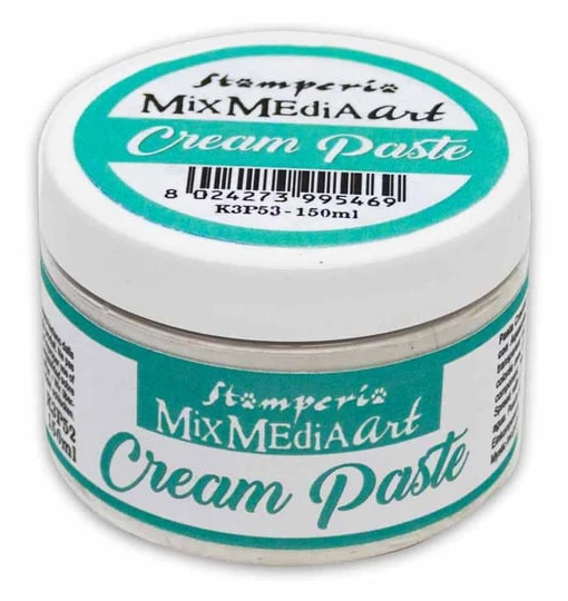 Stamperia Cream Paste - White - 150 ml