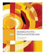 Statistik för beteendevetenskap