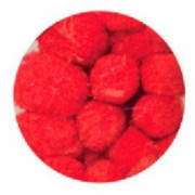 röda pompoms 80 st | POM-080