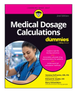 Medical Dosage Calculations For Dummies