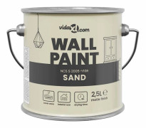 vidaXL Väggfärg Brun 2,5 L Väggprint
