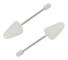 vidaXL Skoblock 5 par vit EU 35-38 plast