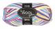 Strumpgarn - L: 200 m - Off-white / Lila - Harmoni - 50 g