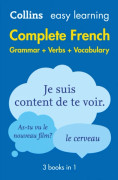 Easy Learning French Complete Grammar, Verbs and Vocabulary (3 books in 1)