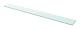 vidaXL Hyllplan glas genomskinlig 110x12 cm