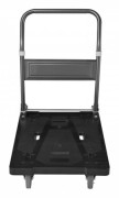 Hopfällbar plattformsvagn, 895x595x850 mm, 453,6 kg kapacitet, stål