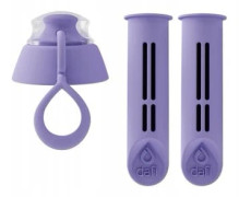 Filterinsats för Dafi-flaska violet 2 st + lock