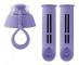 Filterinsats för Dafi-flaska violet 2 st + lock