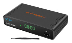 Satellitmottagare, 1080P Full HD, USB WiFi-anslutning,EU-kontakt, V7S5X