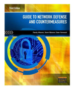 Guide to Network Defense and Countermeasures