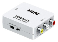 HDMI Till Composite RCA CVBS AV Converter Adapter