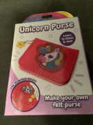 JOHN ADAMS MAKE YOUR OWN UNICORN PURSE Brand New