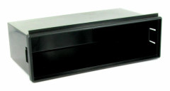 DOUBLE TO SINGLE DIN POCKET STEREO STORAGE FASCIA PANEL TRIM FOR VW POLO 99-05