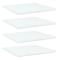 vidaXL Hyllplan 4 st vit 40x40x1,5 cm spånskiva