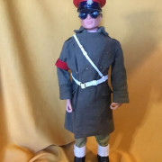 VINTAGE ACTION MAN REPRO SAM BROWN OFFICERS BELT OTHER COLOURS AVAILABLE (white) Brand New