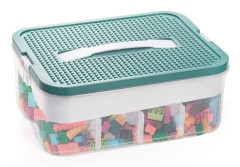 ZEAYEA Stackable Toys Organizer Storage Case, Gray Brand New