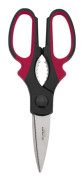 Kökssax, Rostfritt Stål, 21 cm, Röd/Svart