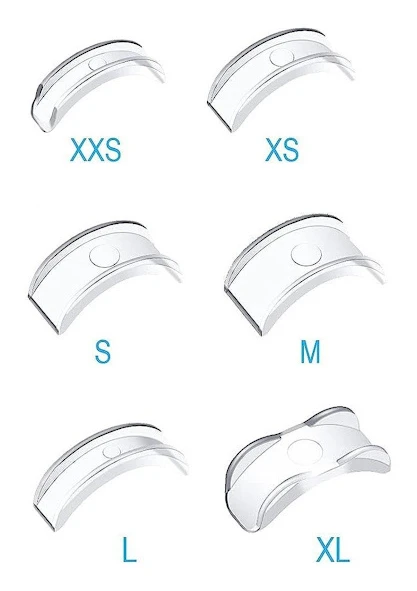 Invisible Silicone Ring Adjuster Set 6-pack, PC Ring Sizer Reducer for Loose Rings, Easy DIY Customization